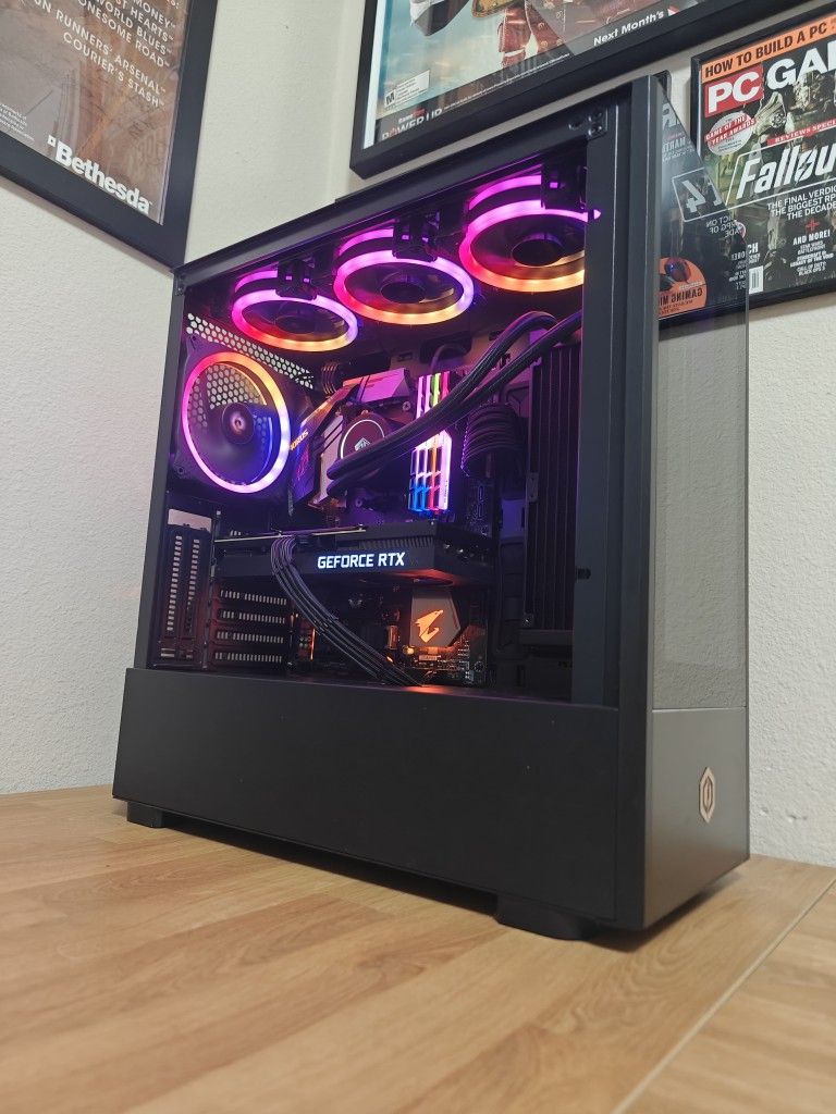 Custom Gaming PC Desktop Controller Computer AMD Ryzen 4500, Nvidia 3070, 32GB DDR4, Water Cooling Tag Corsair Gigabyte Asus PS4 PS5 Xbox
