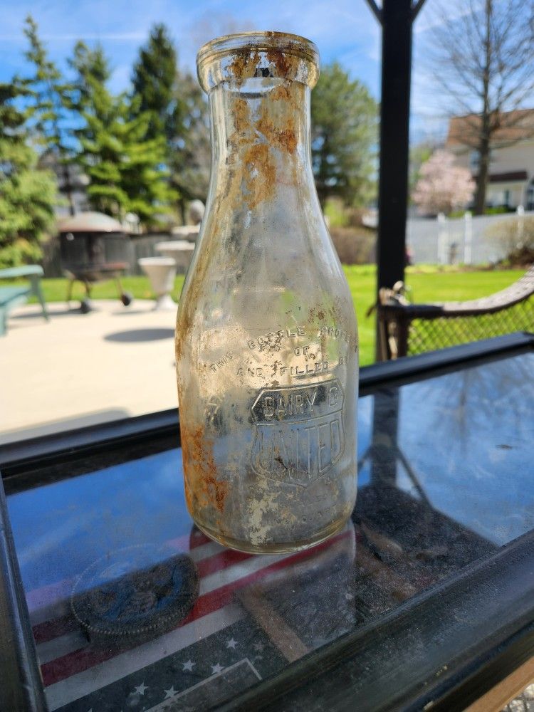 Antique Milk Bottle Chicago