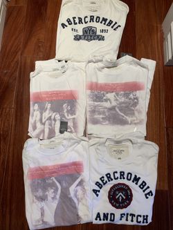 AF abecrombie authentic T Shirt Tee XXL super soft la Camisa estilo polo, playera white