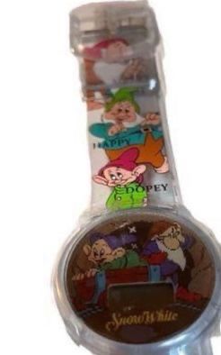 Vintage Disney 1990s -  Holographic Snow White Watch Jewelry Collectible  Thumbnail
