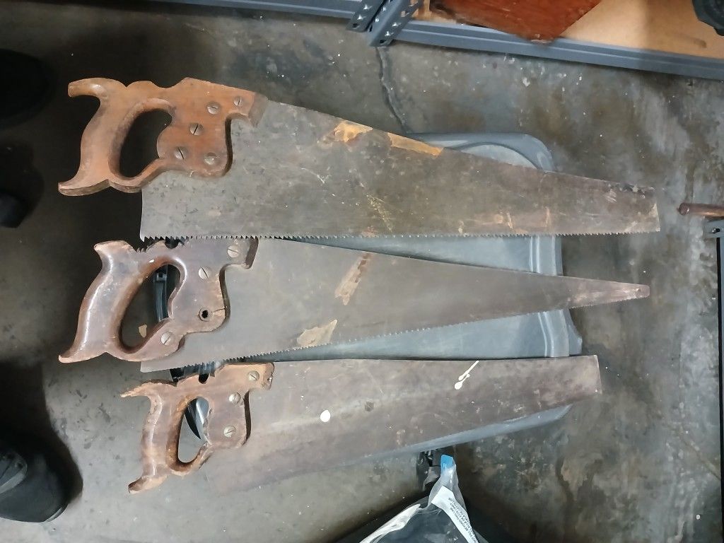 Vintage Wood Saws (3)