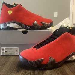 Jordan 14 Ferrari Size 9.5 $300 Or Trade Size 10