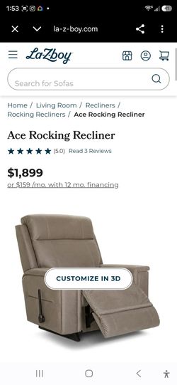 Lazy boy la-z-boy recliner, manual silla reclinable