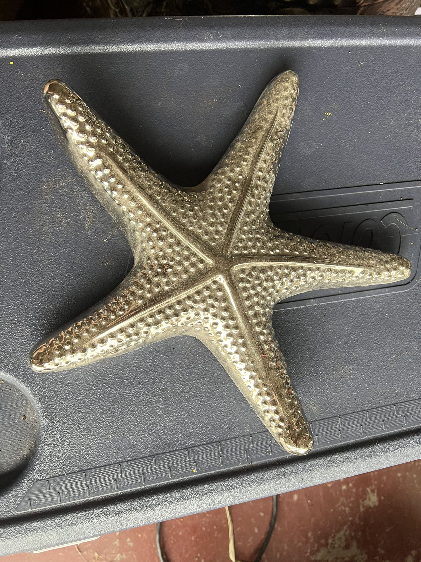 Silver Toned Starfish