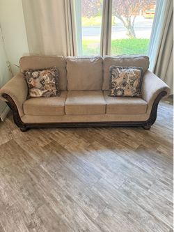 Two piece couch set