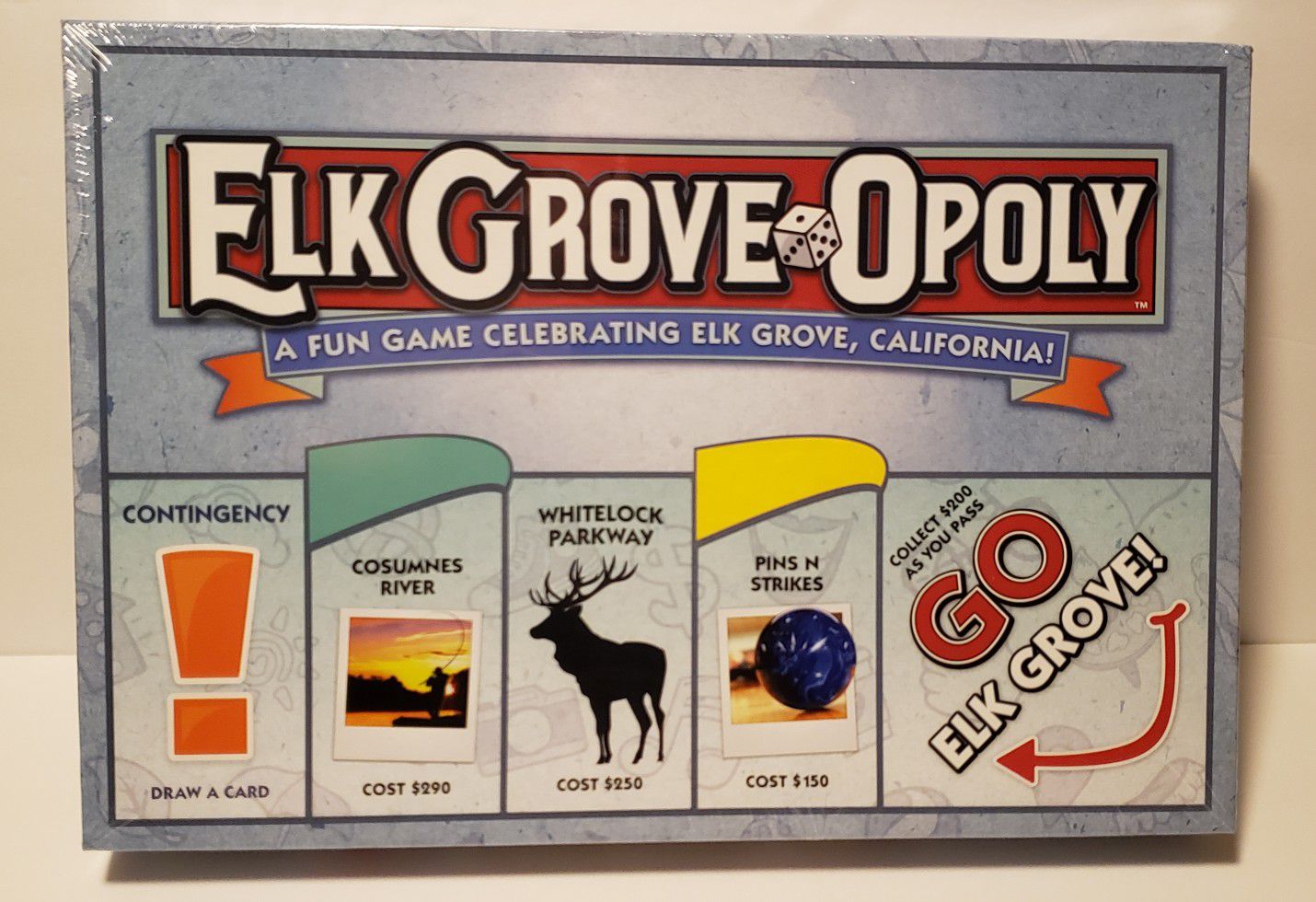 Elk GroveOpoly Board Game