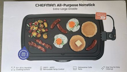 CHEFMAN Griddle + Automatic Electric Can Opener