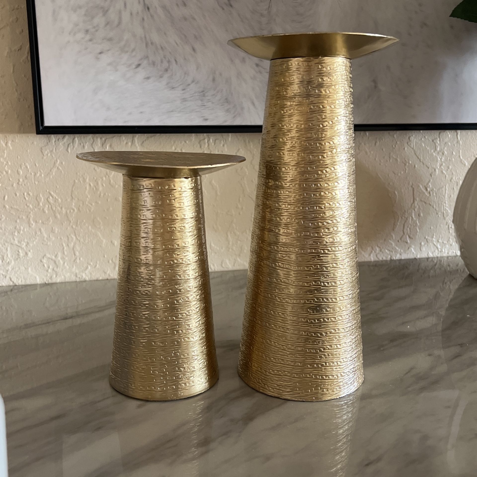 Gold Candle Holders 