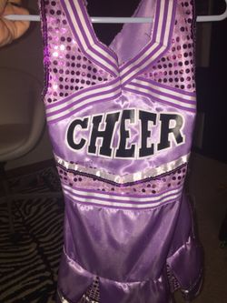 Little girls cheerleader Halloween costume
