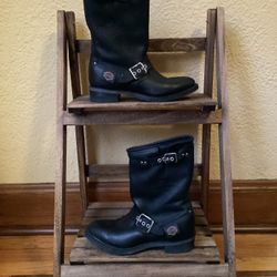 Women’s Harley-Davidson Black Leather Engineer Boots