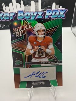 Arch Manning Saturday Stars Green Autograph!