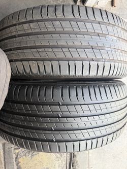 (2) 255/45R20 PAIR OF USED TIRES MICHELIN 80% LIFE !!!
