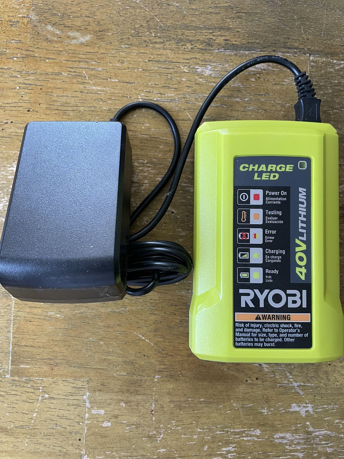 Ryobi 40v Slide On Charger $20 OBO