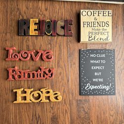 Decorative signs - $5 each