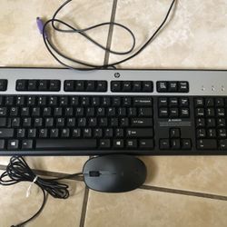 HP Mouse And Keyboard Set