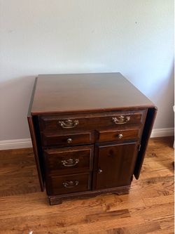 Folding desk for two with two chairs