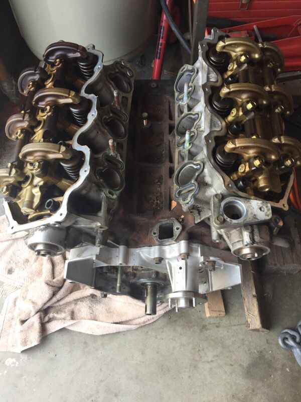 Motor Parts for a 1992 Nissan HardBody Truck 3.0 short block new water pump and new thermostat all