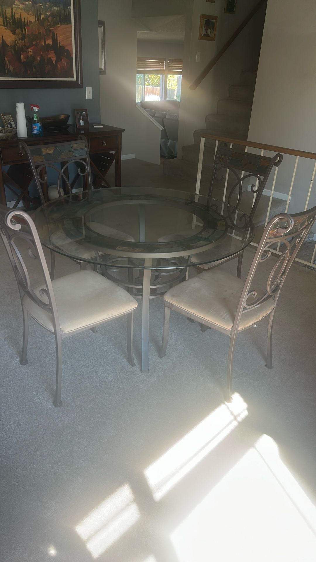 Glass Table Set