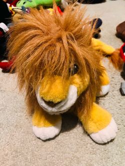Lion King SIMBA Authentic Plush Roaring Puppet WORKS Vintage