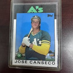 1986 Topps Traded - Jose Canseco #20T Rookie Card