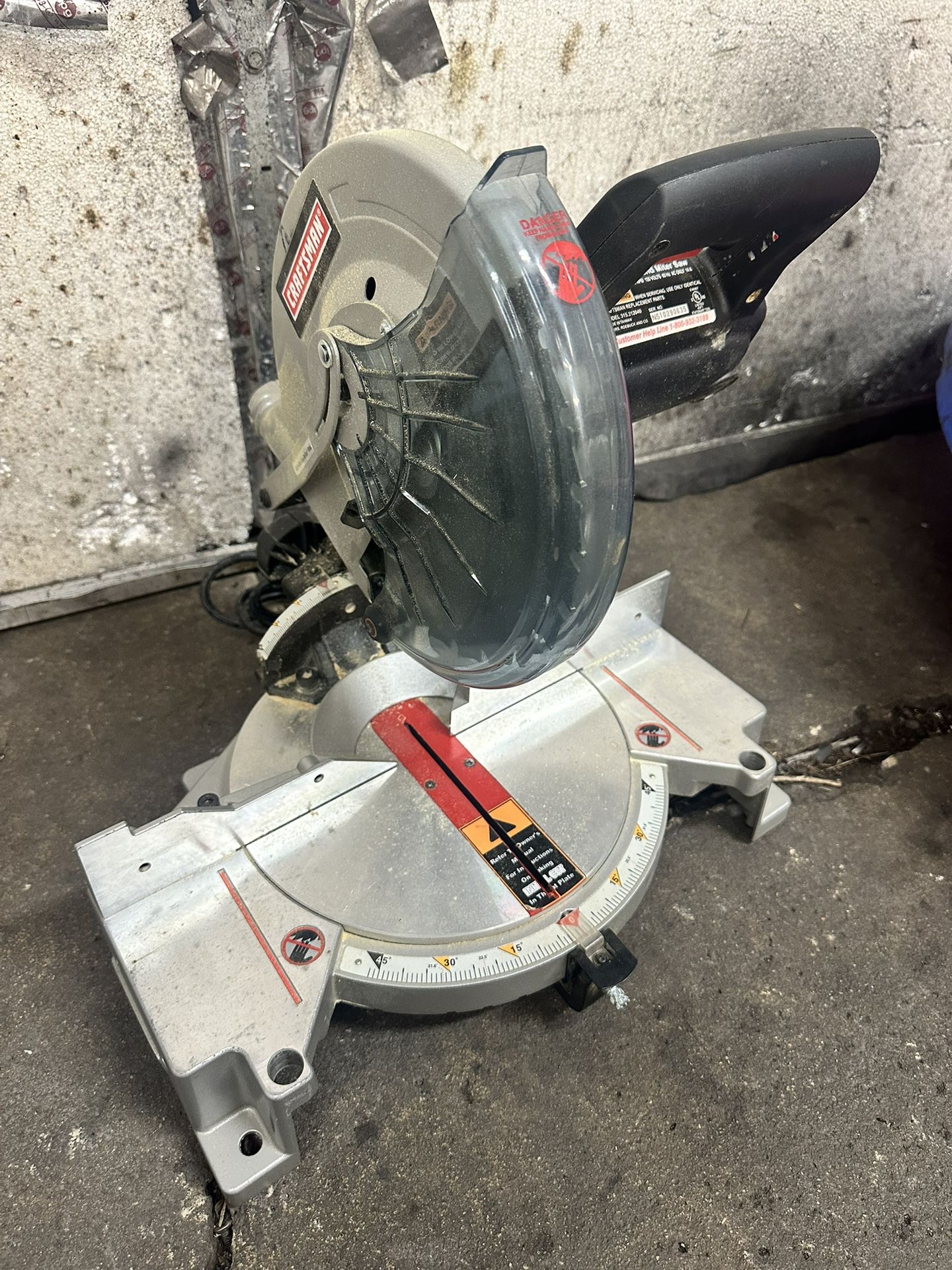 Craftsman 10 inch Compound Miter Saw N(contact info removed)35