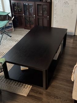 Brown coffee table 150