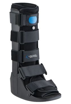 United Ortho Air Cam Walker Fracture Boot, Small, Black