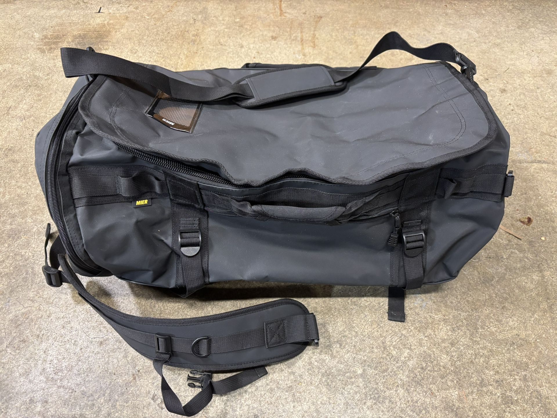 MIER Sport 60L Water Resistant Heavy Duty Convertible Backpack/Duffle Bag