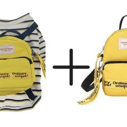 Medium dog Shirt With Backpack Attached 