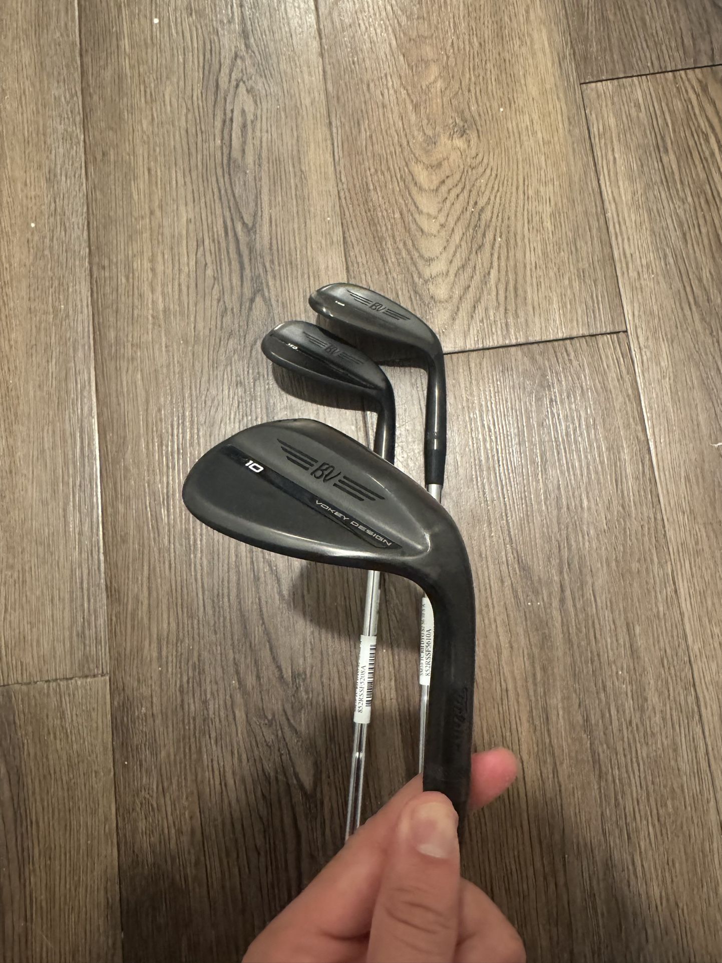 Titleist Vokey SM10 Jet Black Wedge Set (52.08F, 56.10S, 60.04T)