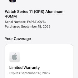 Apple Watch series 11 (GPS) Aluminum 46MM