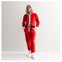 Mens Santa Jumpsuit Small
