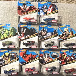 2013 Hot Wheels Marvel Set of 10