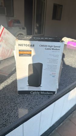 NETGEAR CM500 High Speed Cable Modem DOCSIS 3.0 Up To 680Mbps 16x4 Channel Bondi