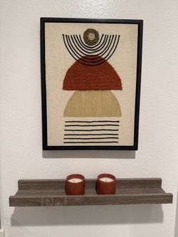 Wall Art And Shelf 