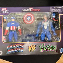 Marvel Legends Gamer Verse Captain America Vs Venom