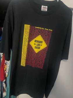 Jesus shirt vintage satan