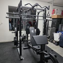 Smith Machine 2001 | Multi-Use Adj Bench | Gym Equipment | Fitness | Squat Rack | Excercise |🔴WEIGHTS AND BARBELL SOLD SEPARATELY 🔴 FREE DELIVERY 🚚