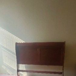Cherry wood Sleigh Bed Headboard Queen