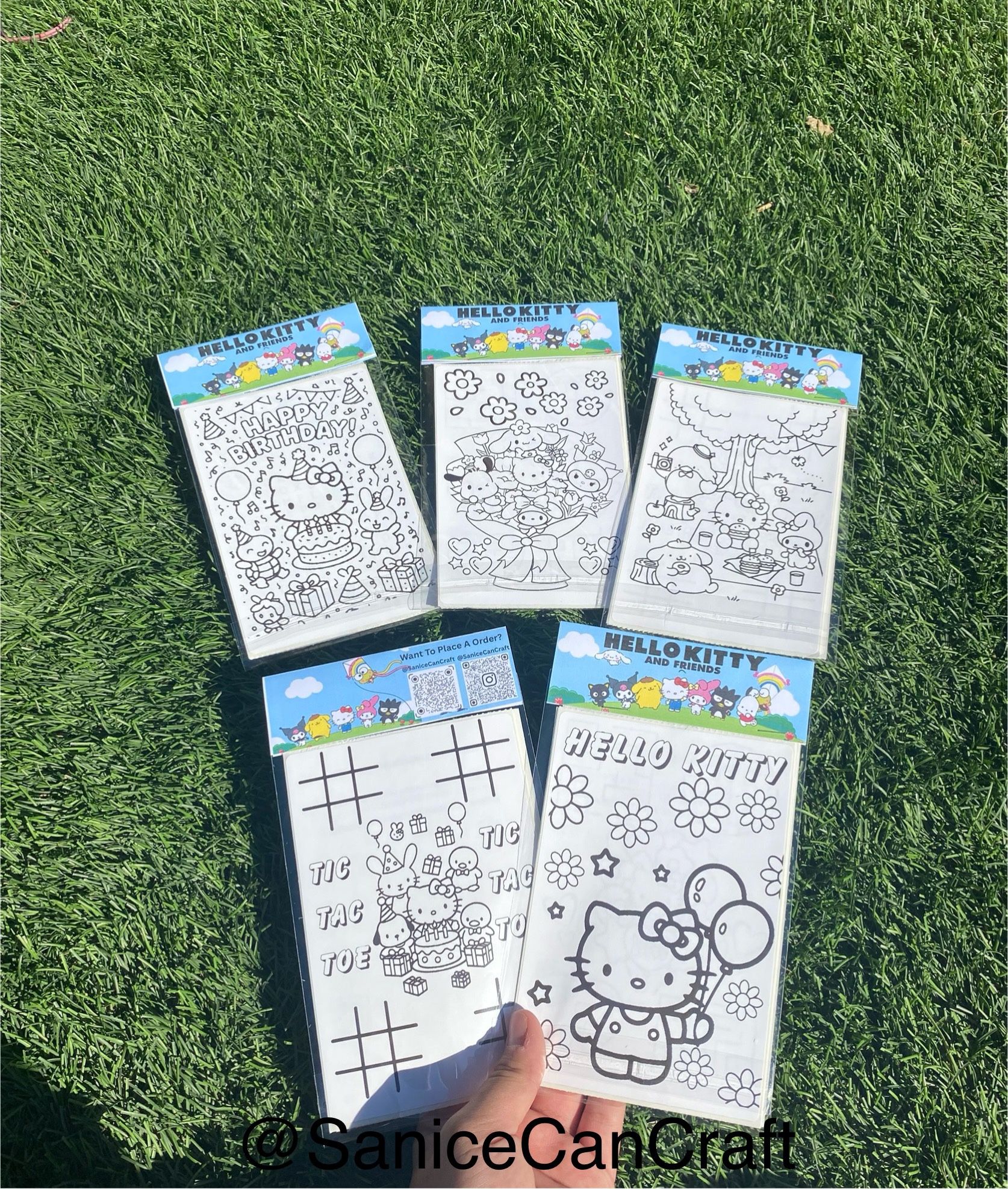Hello Kitty, Party Favors Hello Kitty And Friends Coloring Pages