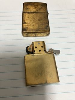 Brass zippo lighter vintage
