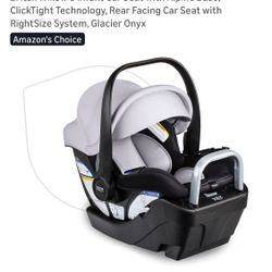 Britax Willow S Infant Car Seat with Alpine Base, ClickTight Technology, Rear Facing Car Seat with RightSize System,