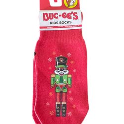Buc-ee's Nutcracker Kids Socks Unisex Size 6-11 NEW!!