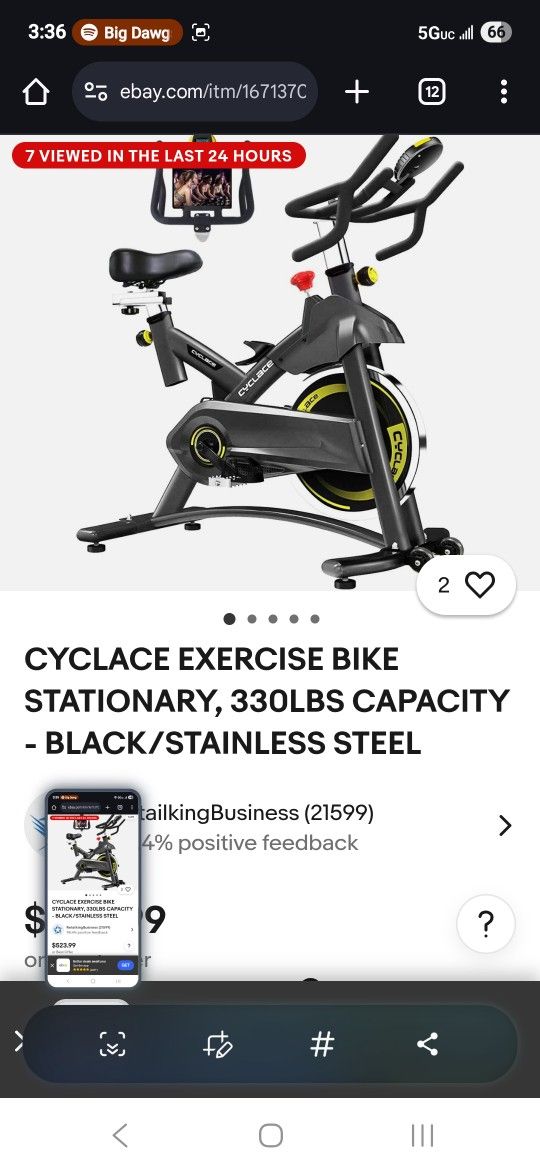 Cyclical Exercise Bike