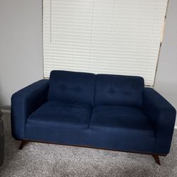 Blue 2 Piece Couch Set