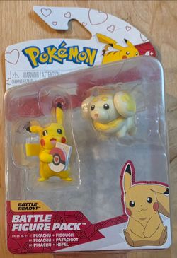 Pokémon Battle Figure Pack – Pikachu & Fidough