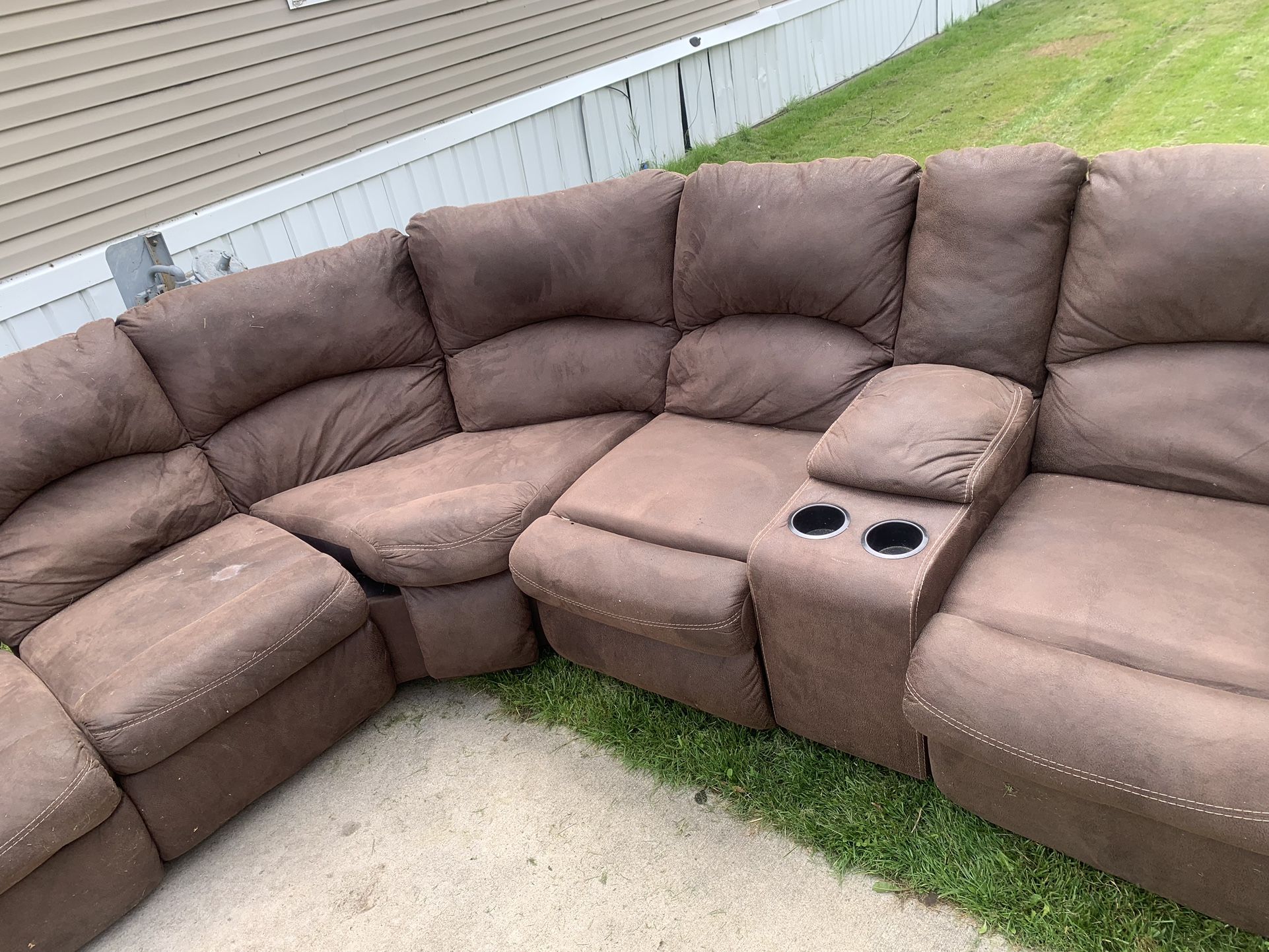 Sofa Playpen Brown Velour 