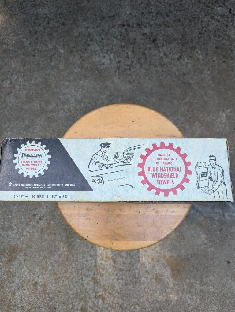 Vintage Gas Station Shopmaster Towels 1958