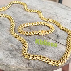 Gold Plated Cuban Links 