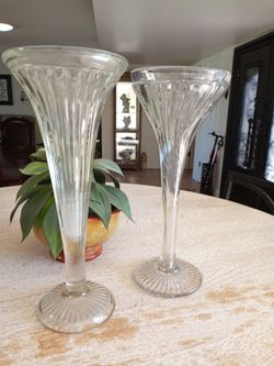 Antique Sun Purple  Glass Shelf Supports. 